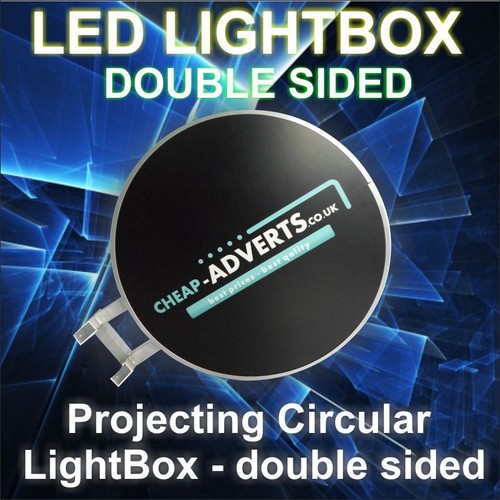 Double sided outdoor - outdoor, circular