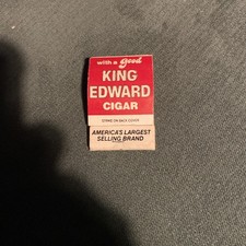 King edward cigar unused - cigar, match