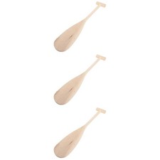  3 Pieces Child Boat Paddle Childrens Canoe Wooden Oar Unfinished