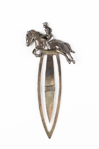 Vintage 925 silver - horse, rider