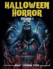 Horror Halloween Coloring Book