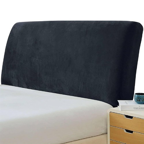 Stretch velvet bed - bed, headboard