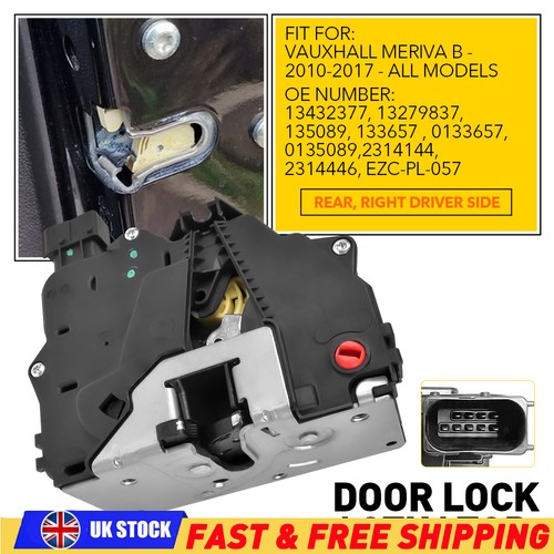 Rear right door lock - rear, rh