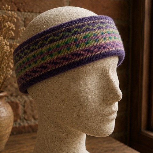 Vintage wool fair isle knit - wool,