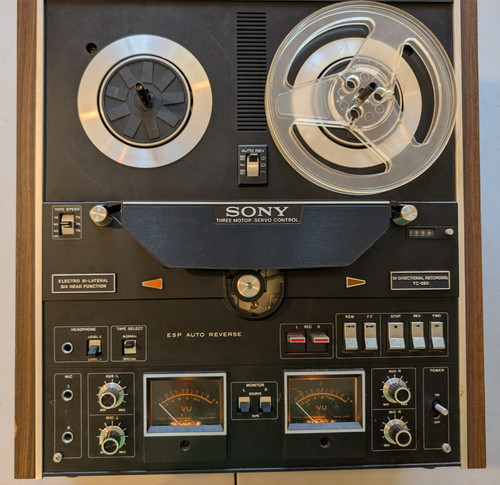 Sony 580 bidirectional reel - tc-580,