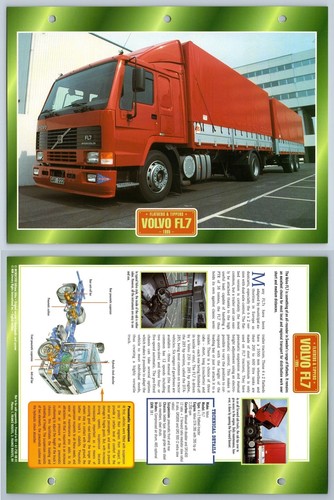 Volvo fl7 1995 flatbeds - volvo,