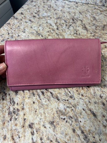 Firenze italian pink leather - pink,