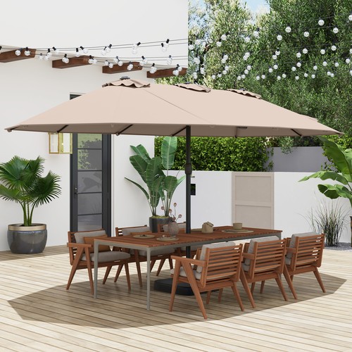 Double sided patio umbrella - double,