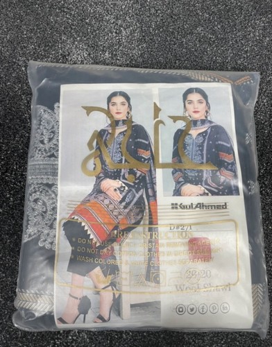 Piece gul ahmed unstitched - 3,