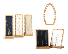 Necklace Display Stand Bamboo