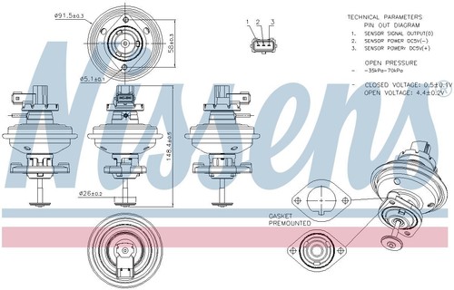 Egr valve for mini - valve,