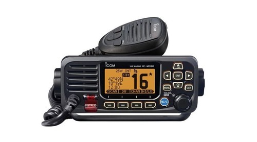 Icom m330ge mounted - mounted, vhf/dsc