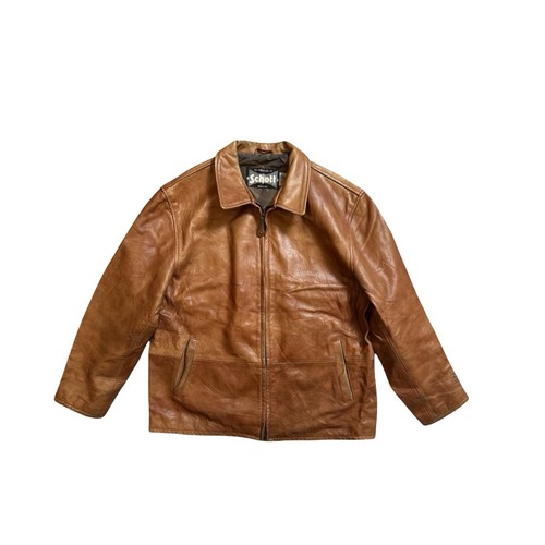 Schott nyc leather jacket - leather, xl