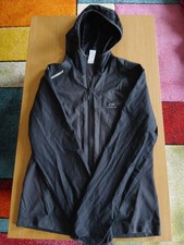 Black Kalenji Running Jacket Women's Size 12 Full Zip Long Sleeve Lightweight