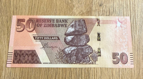 Zimbabwe dollars 2020 - 2020, unc