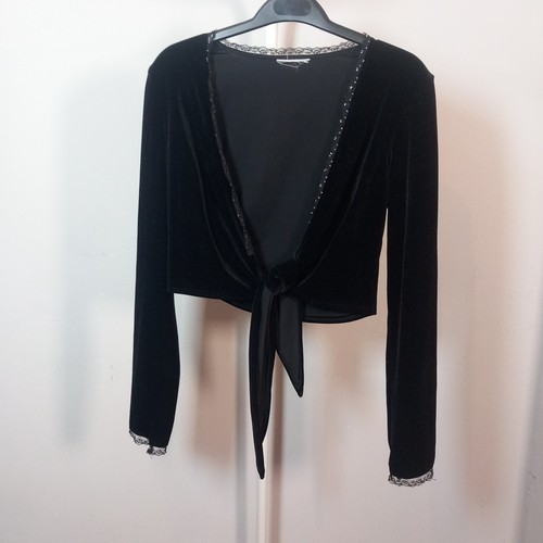 Wallis black velvet cardigan - wallis,