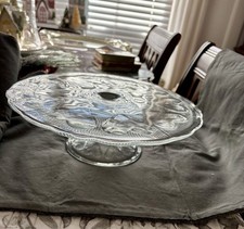 Vintage Glass Pedestal Cake
