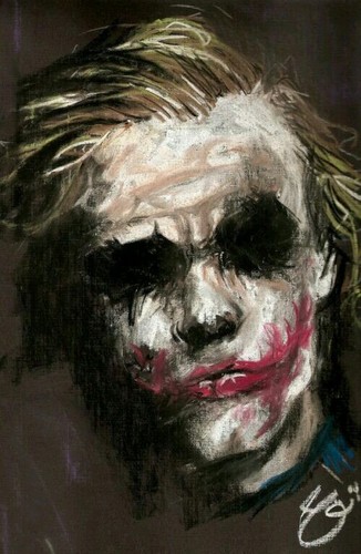 The joker artwork print - joker,