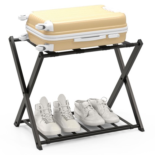 Costway luggage rack folding - costway,