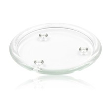 Clear Glass Pillar Candle