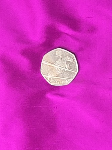 London olympic 2012 50p coin - london,
