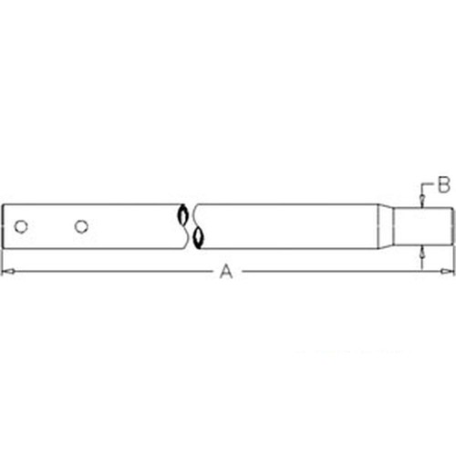 D8nn3b624ba tie rod - rod, tube
