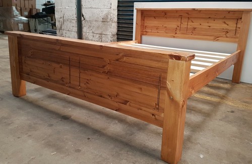 Chunky pine bed frame - chunky,