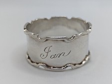 Vintage Castellated Sterling