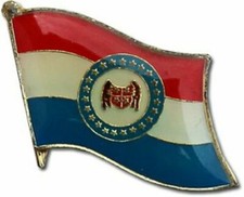 State of Missouri MO Flag Bike