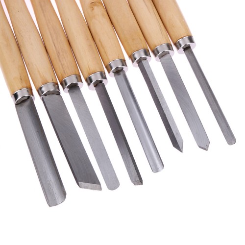8pc wood lathe chisel - 8pc,
