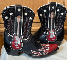 'Ring of Fire' Cowboy Boots by Double D Ranch and Old Gringo  Size 7 UK / 9B USA