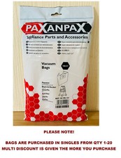QTY: 1-20 Vacuum Bags -