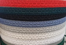 25 METERS ROLL 15 MM DECORATIVE TRIM TAPE BRAID CRAFT UPHOLSTERY GIMP CORD