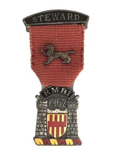Enamelled stewards medal 1962 - enamelled,