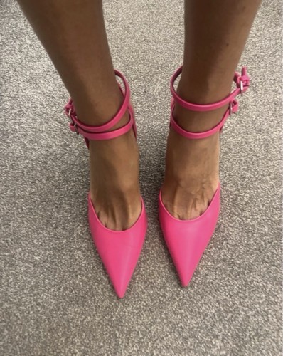 Zara pink heels bnwot - heels, 5