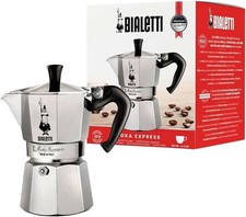 Bialetti Moka Express 3 Cup Aluminium Stovetop Pot Italian Espresso Coffee Maker