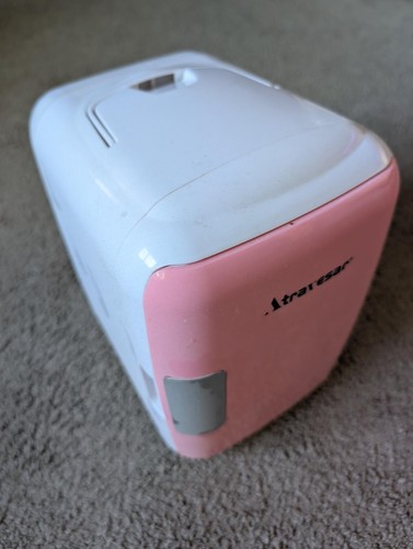 Mini fridge pink portable - 5l,