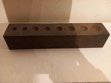 Old Jewellers ~ Mandrel/Triblet Quality Shaping Tools ~ Block Circular Holes. 