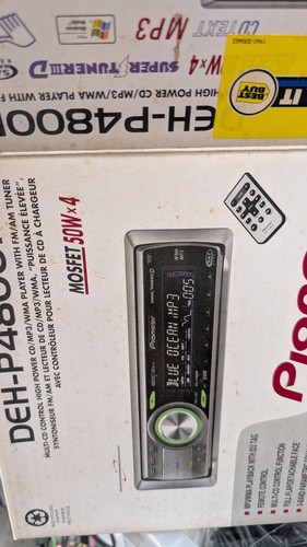 Pioneer deh p4800mp car stereo - pioneer,