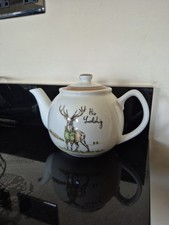Queens Country Pursuits - His & Her Lady/Lordship Deer/Stag Teapot By Churchill