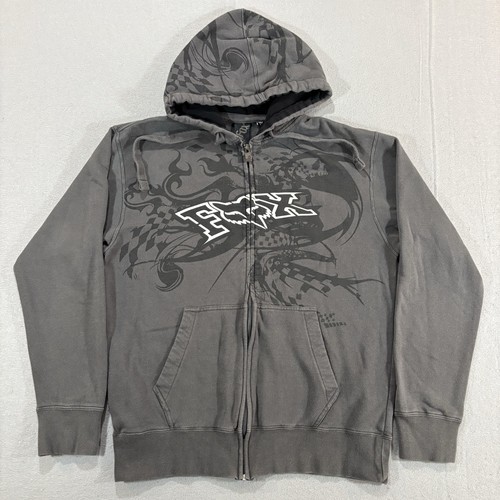 Y2k fox racing - full, hoodie