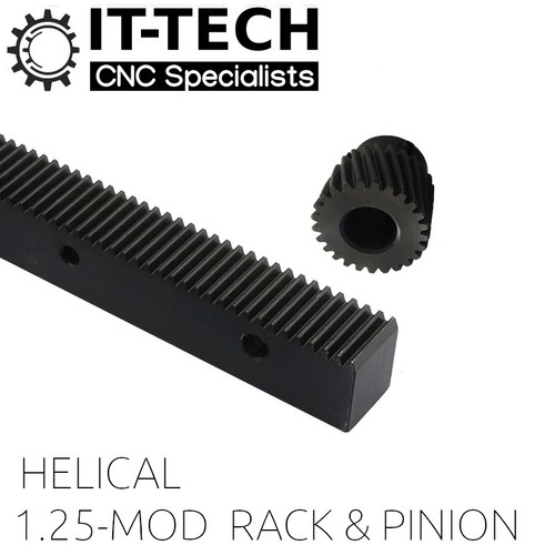Mod helical rack pinion - mod-1.25,