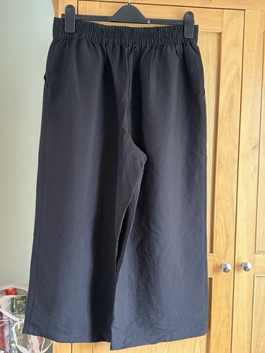 Black wide leg - black,, cut
