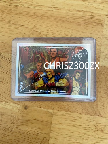 Limited run double dragon fan - run,