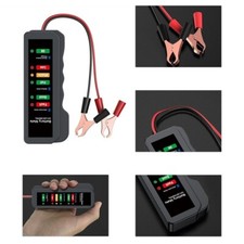 12V CAR BATTERY TESTER ALTERNATOR CHARGE STATUS OVERLOAD Health DIAGNOSTIC TOOL