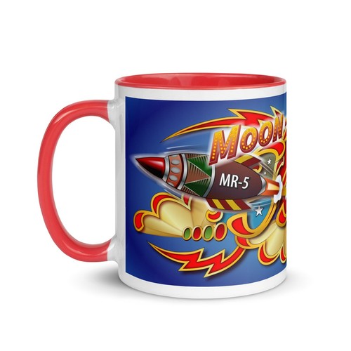 Moon rockets fairground ride - moon,