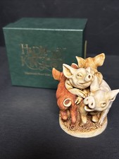 Harmony Kingdom 1996 Retired "Hog Heaven" Collectors Trinket Box