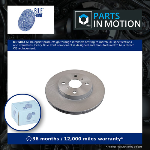 Brake discs pair vented - discs,
