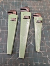  Pipe Wrench Set fabrex Pre Record 440- 14, 12 & 10 Adjustable 