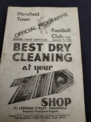 Rare mansfield town - town, v